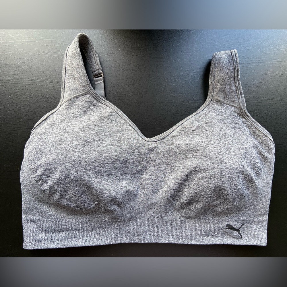 Puma Size XL Grey Sports Bra